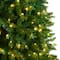 11ft. Pre-Lit Slim Green Mountain Pine Artificial Christmas Tree, Clear LED Lights